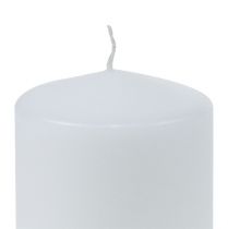 Stulpinė žvakė 150/80 balta 6vnt