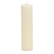 daiktų Pillar žvakės kremas Advento žvakės žvakės 200/50mm 24 vnt