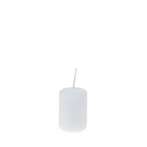 daiktų Stulpinės žvakės baltos Advento žvakės mažos žvakės 60/40mm 24 vnt