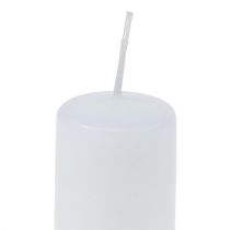 daiktų Stulpinės žvakės baltos Advento žvakės mažos žvakės 60/40mm 24 vnt