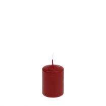 daiktų Stulpinės žvakės H70mm Ø50mm žvakės senos raudonos 12 vnt