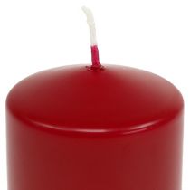 daiktų Stulpinės žvakės H70mm Ø50mm žvakės senos raudonos 12 vnt