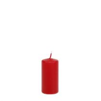 Stulpinė žvakė 80/40 raudona 24vnt