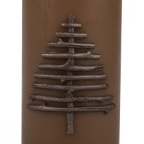 daiktų Kalėdinė žvakė žvakė Kalėdinė ruda 150/70mm 1 vnt