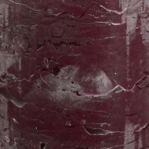 daiktų Stulpinės žvakės bordo spalvos žvakės vienspalvės 70×80mm 4 vnt