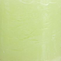 daiktų Stulpinės žvakės vienspalvės žvakės žalios žalios 70×80mm 4 vnt