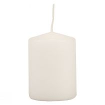 daiktų Stulpinės žvakės baltos Advento žvakės mažos žvakės 70/50mm 24 vnt