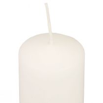 daiktų Stulpinės žvakės baltos Advento žvakės mažos žvakės 70/50mm 24vnt