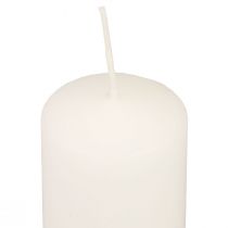 daiktų Stulpinės žvakės baltos Advento žvakės mažos žvakės 70/50mm 24 vnt
