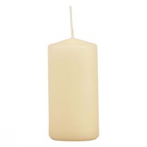 daiktų Pillar žvakės kremas Advento žvakės žvakės 100/50mm 24 vnt