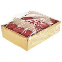daiktų Stulpinės žvakės raudonos žvakės H70mm Ø50mm 12 vnt