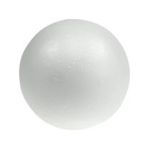 daiktų Polistirolo rutulys Ø25cm baltas