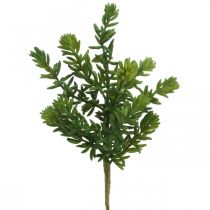 Sultingas dirbtinis žalias augalas klijuoti 25cm žalias 2vnt