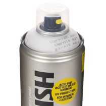 daiktų Skaidrus matinis purškiamas lakas, atsparus UV spinduliams, be rūgščių, Montana skardinės, 400 ml