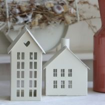 daiktų Stilingas mini arbatinės žvakės namelis kaip stalo puošmena 15 cm