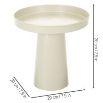 daiktų Padėklo stovas, dekoratyvinė lėkštė žvakėms ir figūrėlėms, 20 cm