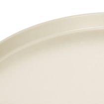 daiktų Dekoratyvinis padėklas 30 cm metalinis lėkštutė augalų dekoravimui