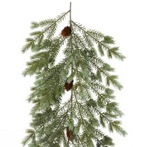 daiktų Eglės girlianda Kalėdinė girlianda žalia su kūgiais 180cm