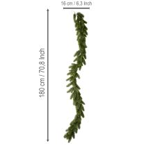daiktų Dirbtinės eglės girlianda, žalia, šventinei dekoracijai, 180 cm