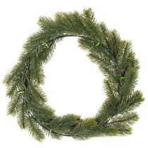 daiktų Dirbtinis eglės žalumo vainikas durų dekoracijai, 35 cm