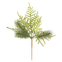 daiktų Dirbtinė eglės šaka šventinei dekoracijai, 22 cm, 2 vnt.