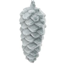 daiktų Pušies kankorėžiai, dekoratyviniai, pilki, pūkuotiniai, 11,5 cm, 6 vnt.