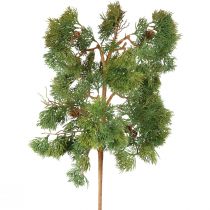 daiktų Dirbtinės eglės šakos eglės žalios kedro šakelės spurgai 85cm