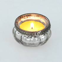 daiktų Arbatinės stiklinė senovinė sidabrinė su metaliniu apvadu Ø6cm H3,5cm