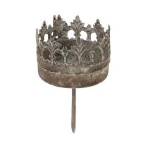 daiktų Arbatinės žvakutės, antikvarinės, Ø5cm, aukštis 10cm, pilkos, 4 vnt.