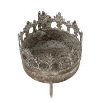 daiktų Arbatinės žvakutės, antikvarinės, Ø5cm, aukštis 10cm, pilkos, 4 vnt.