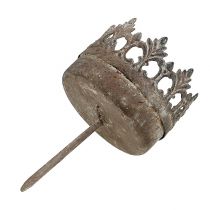 daiktų Arbatinės žvakutės, antikvarinės, Ø5cm, aukštis 10cm, pilkos, 4 vnt.