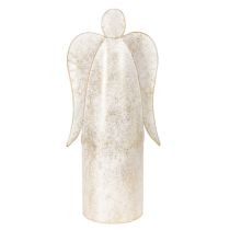 daiktų Žvakidė su angelo figūrėle, auksinė, stalo dekoravimui, 50 cm
