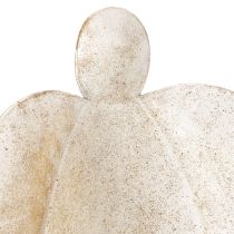 daiktų Žvakidė su angelo figūrėle, auksinė, stalo dekoravimui, 50 cm