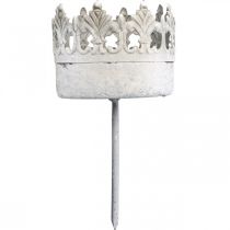daiktų Metalinis arbatinės žvakės laikiklis, skirtas priklijuoti žvakidės karūnėlę Ø5.5cm 4vnt.