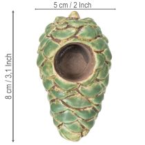 daiktų Arbatinės žvakidės, pušies kankorėžio formos, 8 cm, 3 vnt.