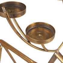 daiktų Arbatos laikiklis metalinė elnio dekoratyvinė žvakidė H44,5cm