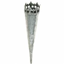 daiktų Žvakės laikiklis sidabrui klijuoti Ø5cm H24cm 4vnt