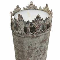 daiktų Arbatinė žvakidė senovinė Ø5cm H24cm 4vnt
