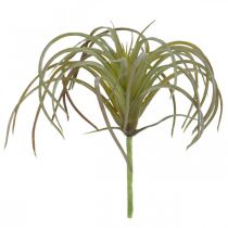Tillandsia dirbtinis klijuoti žaliai violetinis dirbtinis augalas 13cm