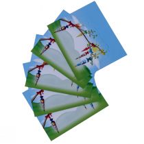 daiktų Stalo dekoravimo mokyklos registracija, vietos kortelės mokyklos pradžios dekoravimas 6×9cm 6vnt