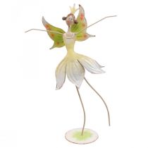 Stalo puošmena pavasario gėlė elf fėja metalinė dekoracija 25x10x37,5cm