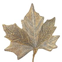 daiktų Stalo puošmena rudeninė klevo lapų puošmena auksinė senovinė 58cm × 39cm