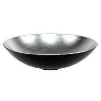 Stalo dekoravimo dubuo sidabrinis Ø28cm plastikinis