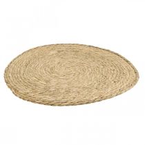 Stalo kilimėlis apvalus Ø40cm natūralaus žolės kilimėlio stalo puošmena