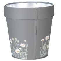 daiktų Gėlių vazonas su gėlių raštu moderniems namams ir vasaros balkono dekoravimui, 13 cm, 4 vnt.
