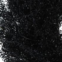 daiktų Džiovintų gėlių vainikas juodas metalinis Lepidium Ø33cm