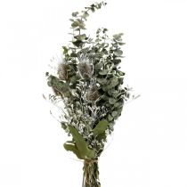 Džiovintų gėlių puokštė eukaliptų puokštė erškėčių 45-55cm 100g