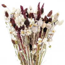 Džiovintų gėlių puokštė vasaros dekoracija džiovintų gėlių 58cm