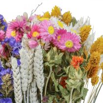 Džiovintų gėlių puokštė jūros levandos Phalaris grūdeliai 55cm