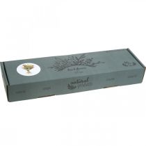 daiktų Džiovintų gėlių „pasidaryk pats“ įrankių rinkinys, geltonas, kūrybinėms puokštėms ir dekoratyviniams vainikams, 60 cm – natūralus produktas